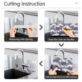 thumbnail image 5 of Yayeee Faucet Mat for Kitchen Sink 14.7" Diatomite Long Splash Guard Pad, Blue Wave Pattern, 5 of 7