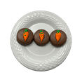 thumbnail image 2 of Gourmet Milk Chocolate Carrot Decorated Oreo 3 Pack, 2 of 3