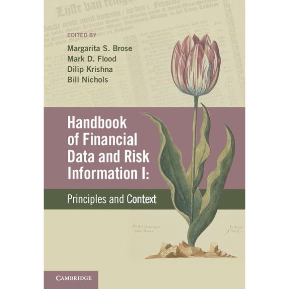Handbook of Financial Data and Risk Information I: Volume 1: Principles and Context, (Hardcover)