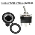 thumbnail image 4 of 20pcs Electrical Toggle Switch Cover Weatherproof Protector (Black), 4 of 8