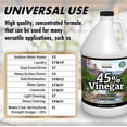 thumbnail image 4 of Nature's Freedom 45% Concentrated Vinegar Cleaning Solution, Multi-Purpose Household Cleaner, 8 Gallons, 4 of 9