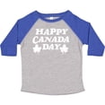 thumbnail image 3 of Inktastic Happy Canada Day with Distressed Maple Leaves Boys or Girls Toddler T-Shirt, 3 of 5