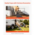 thumbnail image 4 of KFFKFF Dog Ramp for Cars, 63" L x 17" W, Folding Pet Ramps for Medium & Large Dogs up to 250lbs, Pet Stair Ramp, 4 of 9