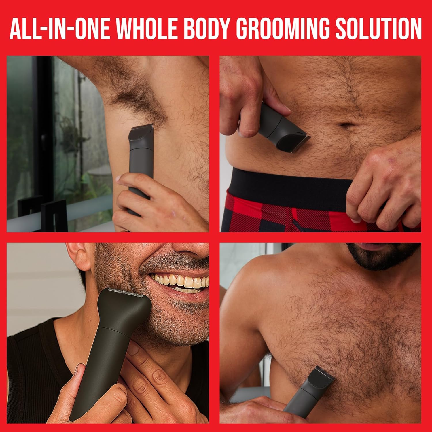 Happy Nuts Lumberjack 2.0 Men's Electric Body & Groin Hair Trimmer