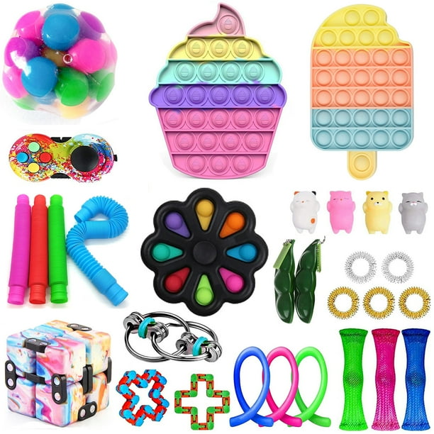 Fidget Toy Set 30 Packs, Cheap Sensory Fidget Toys Pack for Kids or