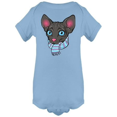 

Sphinx Cat With Scarf Bodysuit Infant -Image by Shutterstock 6 Months