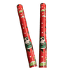 2 Rolls Christmas Red Panda Theme Wrapping Paper Cute Design Gift Wrap for Christmas Gift, Holiday or Birthday Gift with Exclusive Grancie's Stocking Stuffers- 40sqft/roll (3.33 ft X 4yd)
