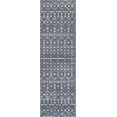thumbnail image 3 of Madison Transitional 2' x 7' Dark Gray and Cream Polypropylene Indoor Area Rug, 3 of 9