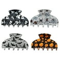 thumbnail image 6 of Wadada Halloween Hair Clips for Women Girls Cute Bat Spider Web Hair Claw Clips Strong Hold Non Slip Pumpkin Ghost Hair Clip Hair Grips Halloween Gifts Hair Accessories, 6 of 6