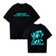 thumbnail image 1 of Women's pop singer Casual Cotton demon Print TOP,Short Sleeve Cartoon Graphic Tee for POP SINGER and Movie Fans XL, 1 of 4