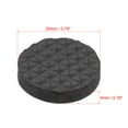 thumbnail image 2 of Furniture Pads, Adhesive EVA Pads 20mm Dia 4mm Thick Round Black 16Pcs, 2 of 5