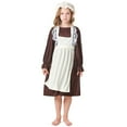 thumbnail image 5 of EnJoCho Teen Girls German 𝖮ktoberfest Dress Set - 𝖬edieval Be𝖾r Festival Dress with Apron & Hat 3pcs for 𝖢arnival, Cos-play, Themed Parties, 5 of 9