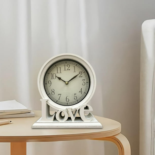 Reloj de escritorio de estilo Vintage, relojes de repisa de