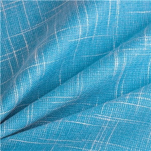 Phantoscope 20" x 12" Farmhouse, Rustic, Traditional Lake Blue Striped Polyester Blend Throw Pillow , ( 2 Count)