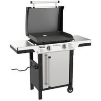 Blackstone ProSeries 2-Burner 22" Propane Omnivore Griddle with Dual Side Shelves