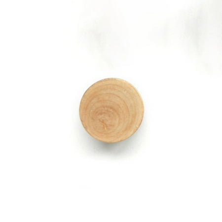 

JINGT Wood Wall Hook Household Hanger Nail Included Heavy Duty - Round Button Series