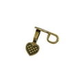 thumbnail image 3 of Fianzas de almohadil pna adhesivas de bronce en apariencia de de 100 piezas para colgantes artesanales BLESIY Heart Glue en Bails, 3 of 8