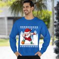 thumbnail image 3 of Christmas Sweatshirt, Dabbing Santa Basketball Christmas Sweatshirt, Funny Ugly Holiday Sweatshirt, Xmas Gift for Basketball Players & Fans, 3 of 5