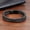 Black, variant on Obsidian Tiger Eye Beaded Protection Strength Healing Men Leather Bracelet Gifts-Coffee