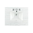 thumbnail image 2 of James Martin Furniture 157-V30-CWH-3AF 30 in. Bristol Cottage White Single Bathroom Vanity with 3 cm Arctic Fall Solid Surface Top, 2 of 7