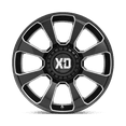 thumbnail image 4 of XD Aluminum Rim XD854 REACTOR 20X9in Gloss Black Milled Finish, XD85429067318, 4 of 5