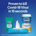 Clorox Disinfecting Wipes On The Go Bleach Free Travel Wipes, Fresh