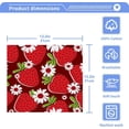 thumbnail image 5 of GZHJMY Strawberries Wash Cloth Set of 2, 12 x 12 Inch Cotton Baby Washcloths Absorbent and Super Soft Feel Fingertip Towel Face Towels for Bathroom, Gym, Spa, 5 of 7