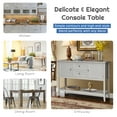 thumbnail image 6 of Costway Sideboard Buffet Table Wooden Console Table w/ Drawers & Cabinets Gray, 6 of 11