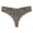 Dark Yellow, variant on Seamless Leopard Print Thong Underwear (Women)