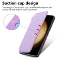 thumbnail image 2 of for Samsung Galaxy S23 Plus Phone Case, Detachable Magnetic Wallet, Card Slot Pocket Zipper Retro PU Leather Flip Folio Case Compatible with Kickstand Magsafe for Samsung Galaxy S23 Plus, Purple, 2 of 9