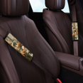 thumbnail image 3 of Chririnla Oak Leaf Camo Design Seat Belt Shoulder Pad 2 PCS Car Seat Belt Pads Easy Installation Thick Suitable for Truck Sedan, 3 of 8
