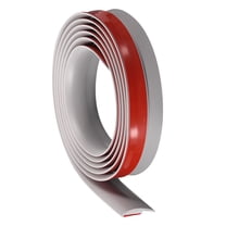 Floor Transition Strip 6.6Ft 2 Meter Self Adhesive for Height 3mm Gray