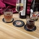 thumbnail image 5 of Posavasos musicales con soporte para tocadiscos de vinilo, juego de 6 posavasos para bebidas para amantes de la música, 5 of 5