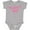 AC-Heather Grey, variant on Inktastic Valentine's Day Daddy's Girl Girls Baby Bodysuit