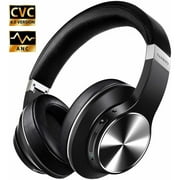 VANKYO C751 Active Noise Cancelling Headphones, Over Ear Wireless Bluetooth Headset with CVC 8.0 Mic, Deep Bass, Hi-Fi Stereo Deep Bass, Memory Foam Earpads, 30 Hours Playtime for Travel/ Work