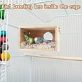 thumbnail image 6 of ZOUBAOQ Large Parakeet Nest Box, Bird House for Cage Natural Wood Breeding Box, Pet Bird House Hut Natural Wood Cockatiel Breeding Nest for Lovebird Parrot Budgie Finch Sun Conure, 6 of 9