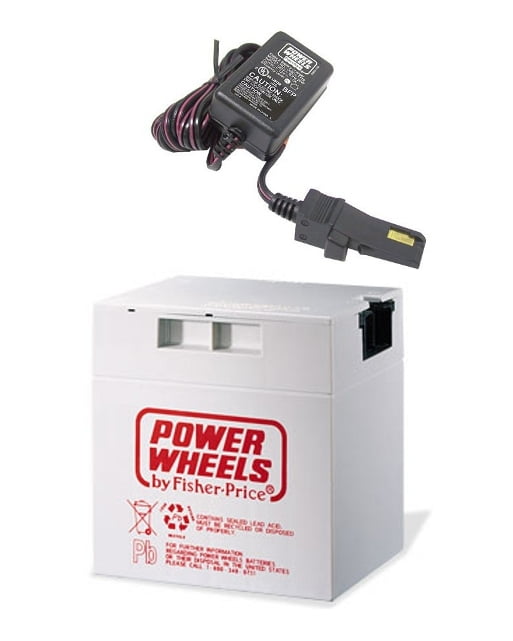GENUINE Power Wheels Lil Quad Battery and Charger NEW 