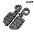 thumbnail image 2 of Pedal de Moto Montaje Soporte Aleación Profesional Fijable Ajustable Soportes Plegables Plegables Piezas al aire libre Negro 38mm 1 Par AweSitey VI002318-02, 2 of 7