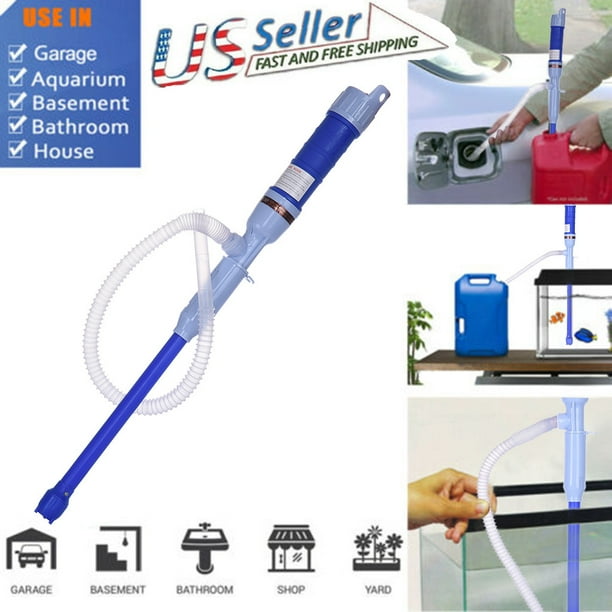 Zyooh Handheld Liquid Transfer Gas Oil Fish Tank Siphon Water Pump