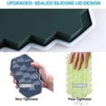 thumbnail image 4 of Large 3D Diamond Ice Cube Trays,Ice Cube Tray for Freezer,Silicone Ice Ball Make, 4 of 4