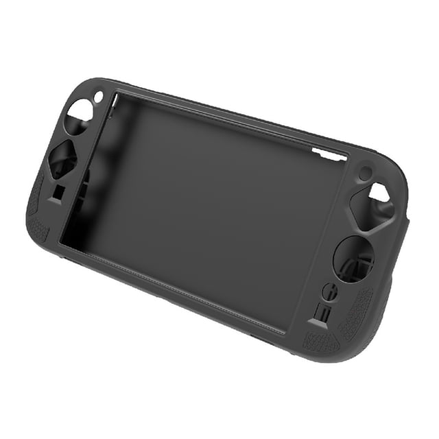 TAPDRA Protective Case Black Silicone Enhanced Comfort Padded Corners With Kickstand Anti-Scratch for Switch
