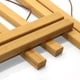 thumbnail image 3 of Colgador de marco de póster de madera magnético, fuerza magnética fuerte, bordes más suaves, longitud de 61cm, marco de póster de madera para impresiones de mapas, 3 of 3