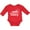 Red, variant on Inktastic I Hooked Grammy's Heart with Fishing Rod Boys or Girls Long Sleeve Baby Bodysuit