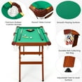 thumbnail image 4 of 55" Folding Pool Table Portable Foldable Billiards Table with 2 Cue Sticks 16 Balls Triangle Chalk Pool Game Table for Kids and Adults, 4 of 8