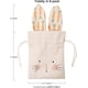 thumbnail image 2 of 6-Pack Bunny Gift Bags for Easter & Kids Parties, Bunny Linen Drawstring Bags, Baby Shower Favors, Sweet Candy Bags, 2 of 5