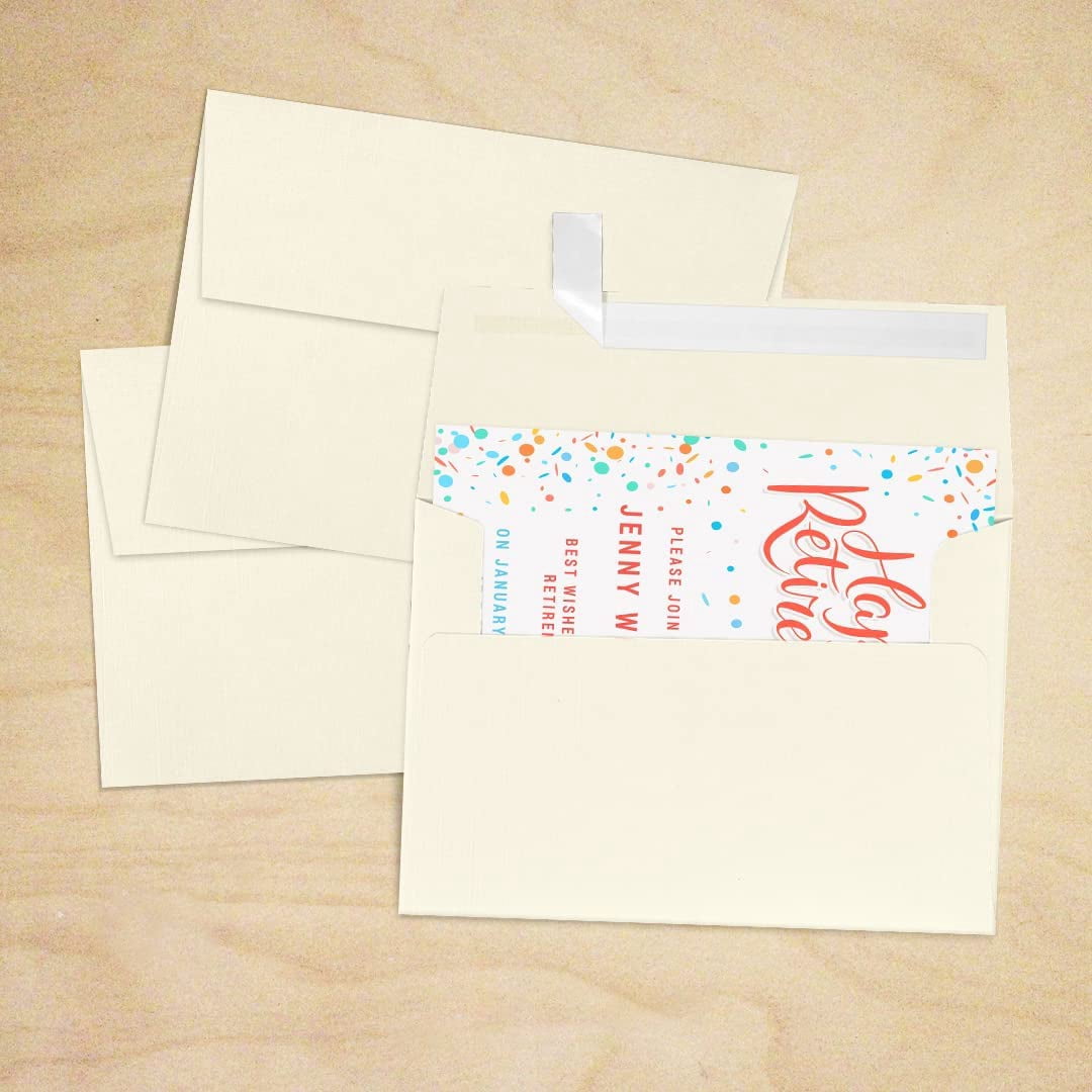 LUXPaper A7 Invitation Envelopes, 5 1/4 x 7 1/4, Natural Linen, 250/Pack