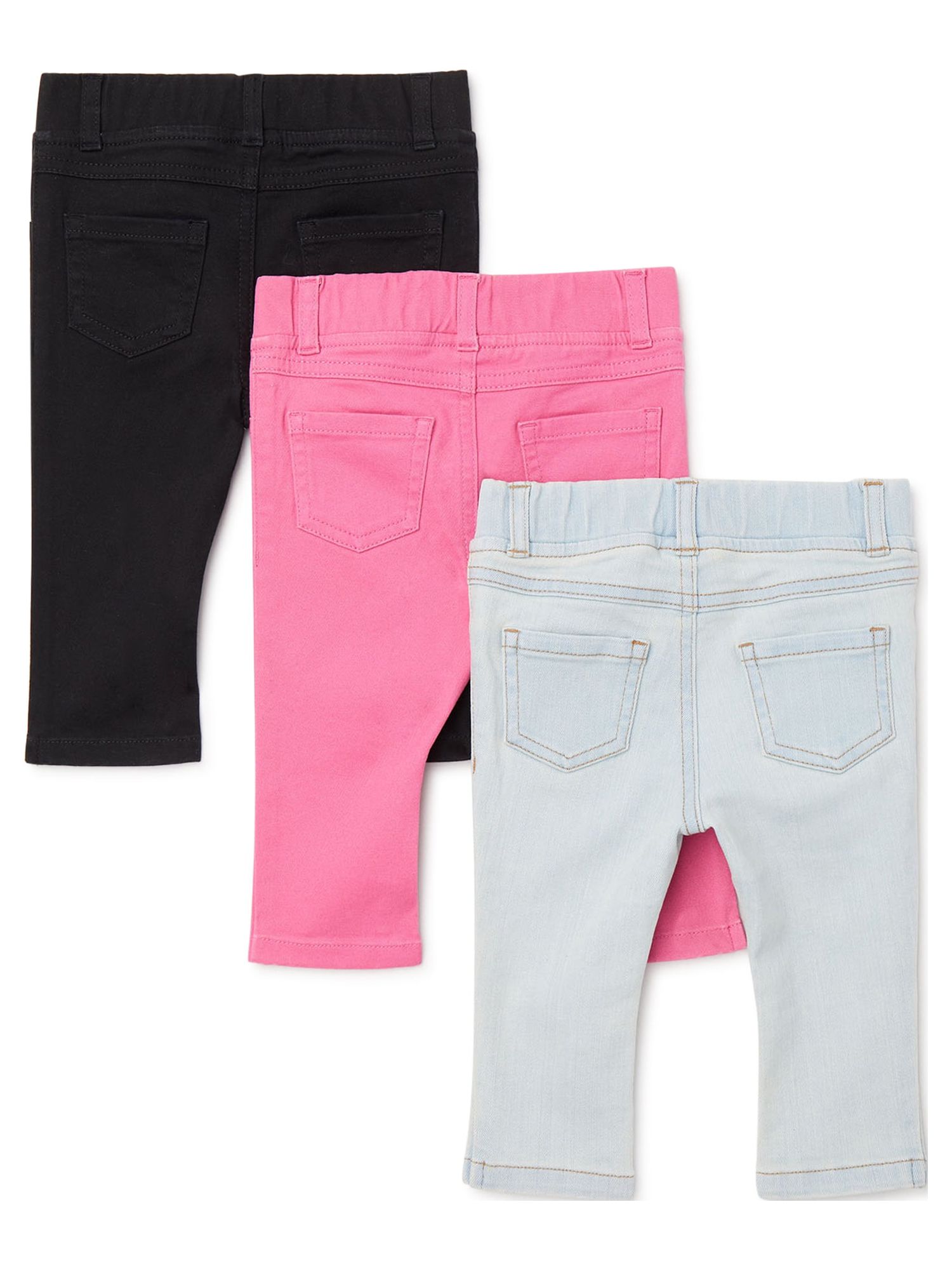 Garanimals Baby Girls' Skinny Jeans, 3-Pack - image 2 of 4