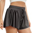 thumbnail image 1 of Gibobby Leggings Afelpados Mujer Pantalones cortos entrenamiento cintura alta para mujer para hacer ejercicio, yoga y fitness（Gris， M), 1 of 3