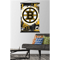 thumbnail image 2 of NHL Boston Bruins - Maximalist Logo 23 Wall Poster with Magnetic Frame, 22.375" x 34", 2 of 5