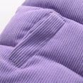 thumbnail image 2 of FAIOROI Little Girls Cotton Puffer Vest - 5T Purple, Warm Padded for Fall Winter, with Zipper & Pockets, Soft Toddler Outerwear, 2 of 9